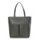 Female bag, artificial leather, 44x12.5x34 cm, olive