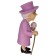 Figure Collection Minix Queen Elizabeth II, 12 cm