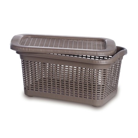Universal basket with a lid, 40 l, color mix