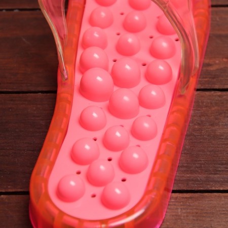Plastic bubble massage slippers L 40-41-2