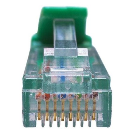 Suprlan 10-0157 UTP RJ-45 patch cord.-Vilka RJ-45 Kat.5e 1m Green LSZH 24AWG-1