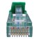 Suprlan 10-0157 UTP RJ-45 patch cord.-Vilka RJ-45 Kat.5e 1m Green LSZH 24AWG