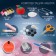 Sewing set, 81 item, in a plastic container, 11.5 × 11.5 × 5 cm