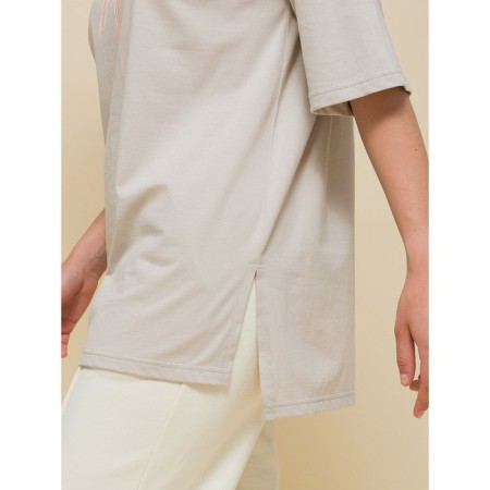 Female T-shirt, size 48, light gray color-5