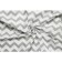 Sheet, size 150 × 210 cm, zigzag print, gray color