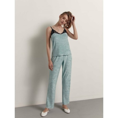 Pants Women's Home Conte Elegant Insomnia, Size L, Mint color-2