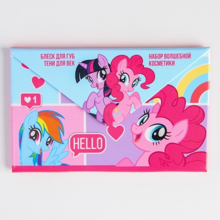 A set of cosmetics, shadows 5 colors, shine 5 colors "Hello", My Little Pony-2