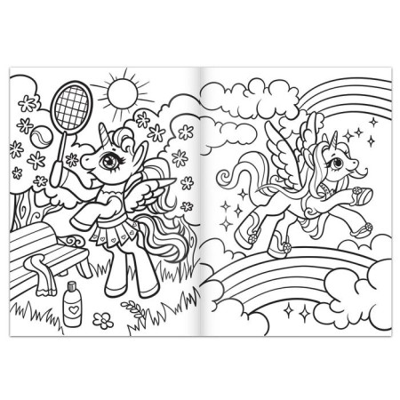 Coloring "Magic World of Pony", 68 pp., A4 format-1