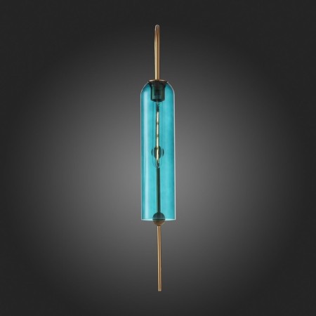 Wall lamp ST LUCE. SL1145.381.01. Callana. 1x60 watts, E27, 10x78 cm, brass color-7