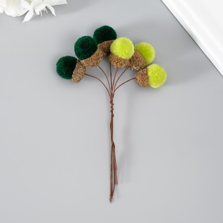 Flowers for decorating "Clat" green 1 bouquet = 6 branches d = 2 cm 11 cm