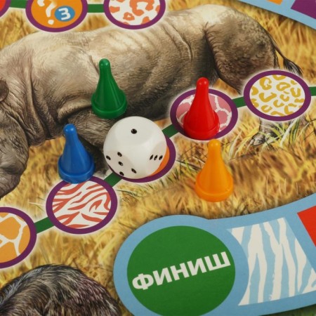 Настольная игра «Животные планеты Земля», 2-4 игрока, 10+-2