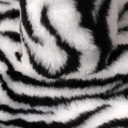 House for cats with a claw "Round with a site", 52 x 52 x 95 cm, zebra-3