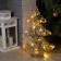 LED figure "Christmas tree" 38 × 55 × 13 cm, metal, textiles, batteries AAX2 (not in the kit), glow warm white
