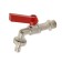 Water brushed tap Valtec, with a fitting, 1/2 ", pen