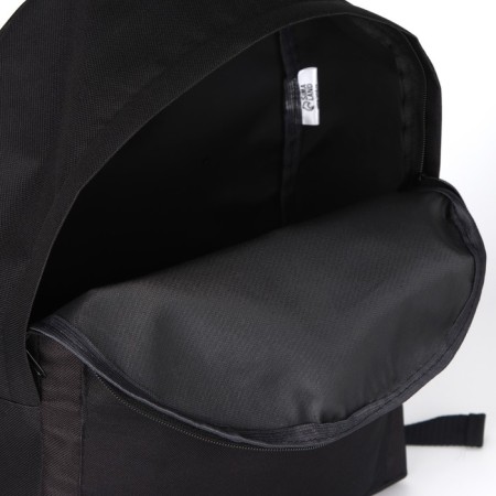 School textile “Pin” school backpack, with pocket, 27x11x37, black color-4