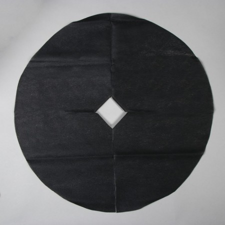Circle, d = 0.6 m, density 60 g/m², spanbond with UV stabilizer, set of 5 pcs., Black, Greengo, Economy 20%-7