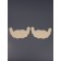 Stickers to support breast rn r 21*11cm steam on a clip of beige from