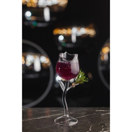 Glass of glass "Rose", 7 × 7 × 20.5 cm-4