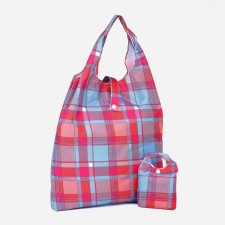 Household bag on the button, the color is blue/red