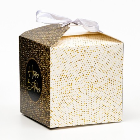 Folding box "Happy Birthday", 10 x 10 x 10 cm-1