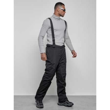 Ski costume male winter, size 56, blue color-21