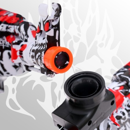 The machine "Storm", shoots with gel bullets, works on the battery of 7.4 V-10