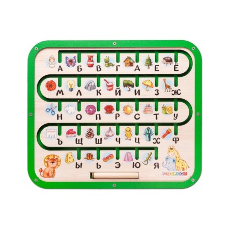 Board game "Labyrinth. Alphabet"