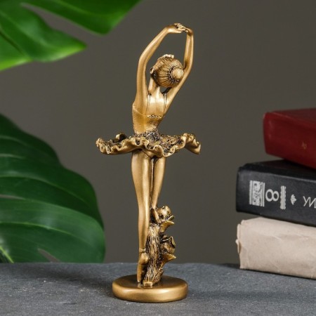 Figure "Ballerina" gold, 7x7x20cm-2