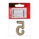 The door number "5" tundra, plastic, chromium color, 1 pc.