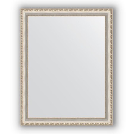 Mirror in the baguette frame - Versailles silver 64 mm, 75 x 95 cm, evoForm