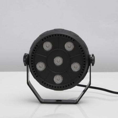 Прожектор PAR для сцены 6 × 1.5 Вт, свечение RGB, 220 В-2
