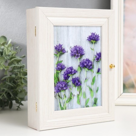 Key "Flower" 19x24 cm milk oak mix-2