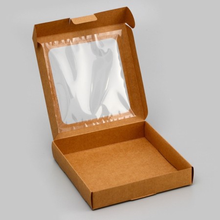 Self -assembly box, craft, 16 x 16 x 3 cm-3