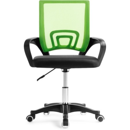 Computer chair Turin plastic/fabric, black/green mesh 60x55x82 cm-2