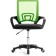 Computer chair Turin plastic/fabric, black/green mesh 60x55x82 cm