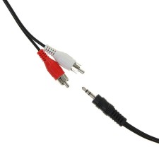 Audio Cabexpert CCA-458, Jack 3.5 mm (M) -2xrca (M), 1.5 m, black