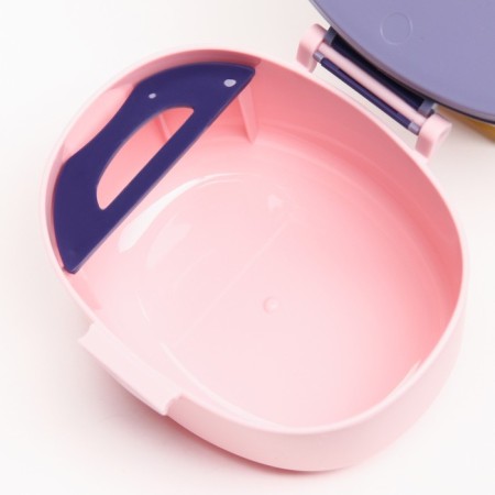 Container for storing baby food 330 ml., Pink color-4