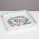 Box for confectionery products with PVC Happy New Year, 21 x 21 x 3 cm, new year