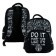 School backpack Bruno VisConti, 40 x 30 x 19 cm, ergonomic back, "Sport Pattern. Skate"