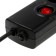 Luazon Lighting network filter, 5 outlets, 1.5 m, 3500 W, 3x1 mm2, 16 A, 220 V, with a fuse, black