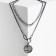 Piece "chain" greatness, color gray, l = 44 cm