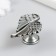 Handway for the casket metal "Wings Angel" aged silver
