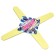 Set 3 in 1 "Summer in Movement": ringbrush (3 racks, 6 rings), jump rope 2.8 m, boomerang