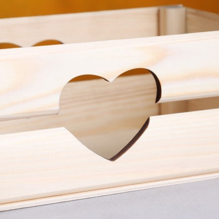 Wooden Kashpo 24.5 × 13.5 × 9 cm "Torosha Light" rack, we give heart beautifully-3