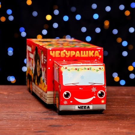 Gift box "Cheburashka", truck, 34.5 x 11 x 11 cm-2