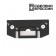Plug end novotech. Flum, 60x22.1 mm, black color