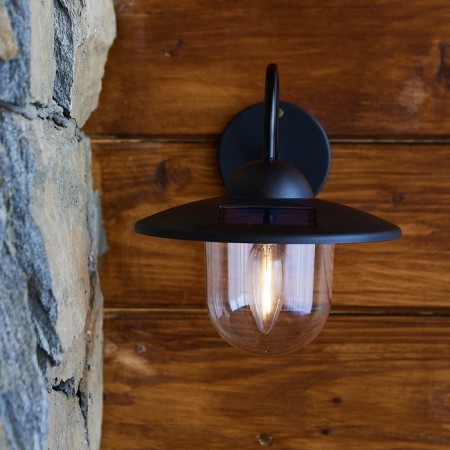 Lamp in the sun. bat. Uniel, "London", 18x18x25 cm, IP44, 1LED, T/white-7