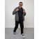 Male windbreaker, size 48, black color