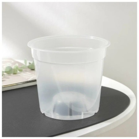 Plastic pot "Orchid", D = 15, natural-1