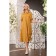 Female dress, size 46, mustard color